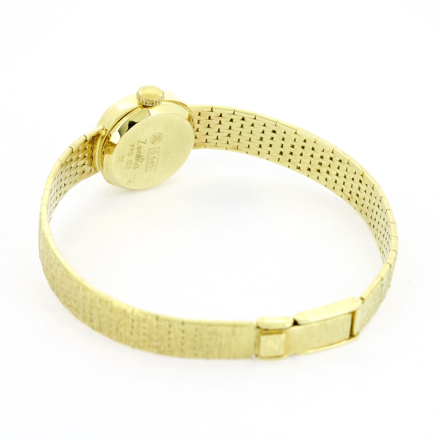 Zenta Armbanduhr Damen 585 Gold 14 Kt Handaufzug