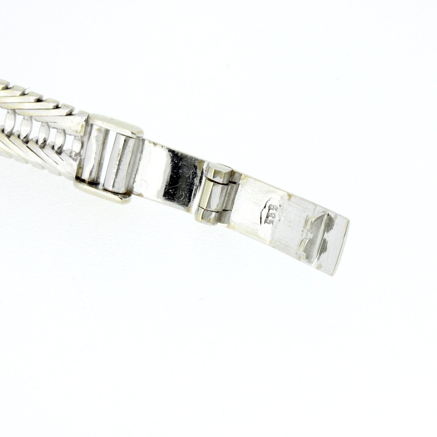 Rubin Armband 585 Gold 14 Kt Weißgold 0,95 Ct 18 cm lang Wert 2530,-