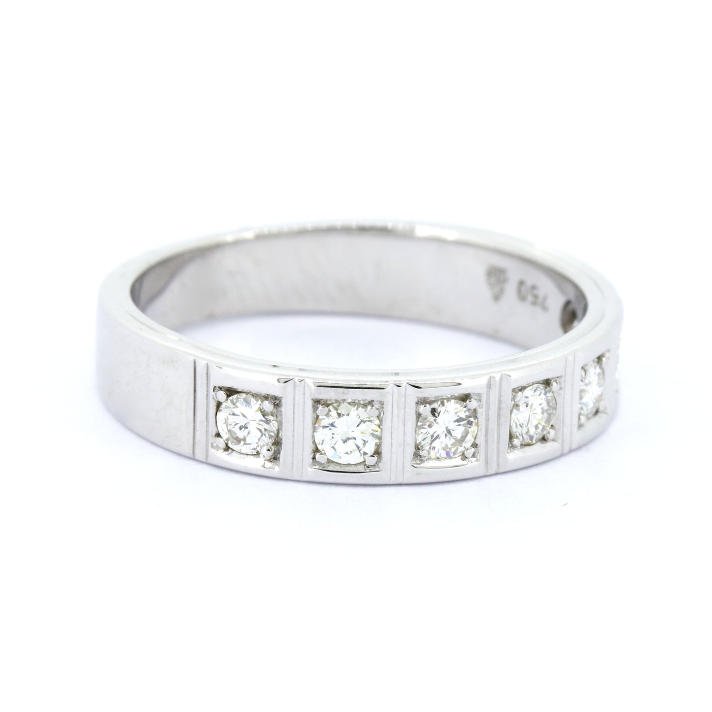 TEST Memory Brillant Ring 750 Gold 18 Karat 0,40 ct Diamanten