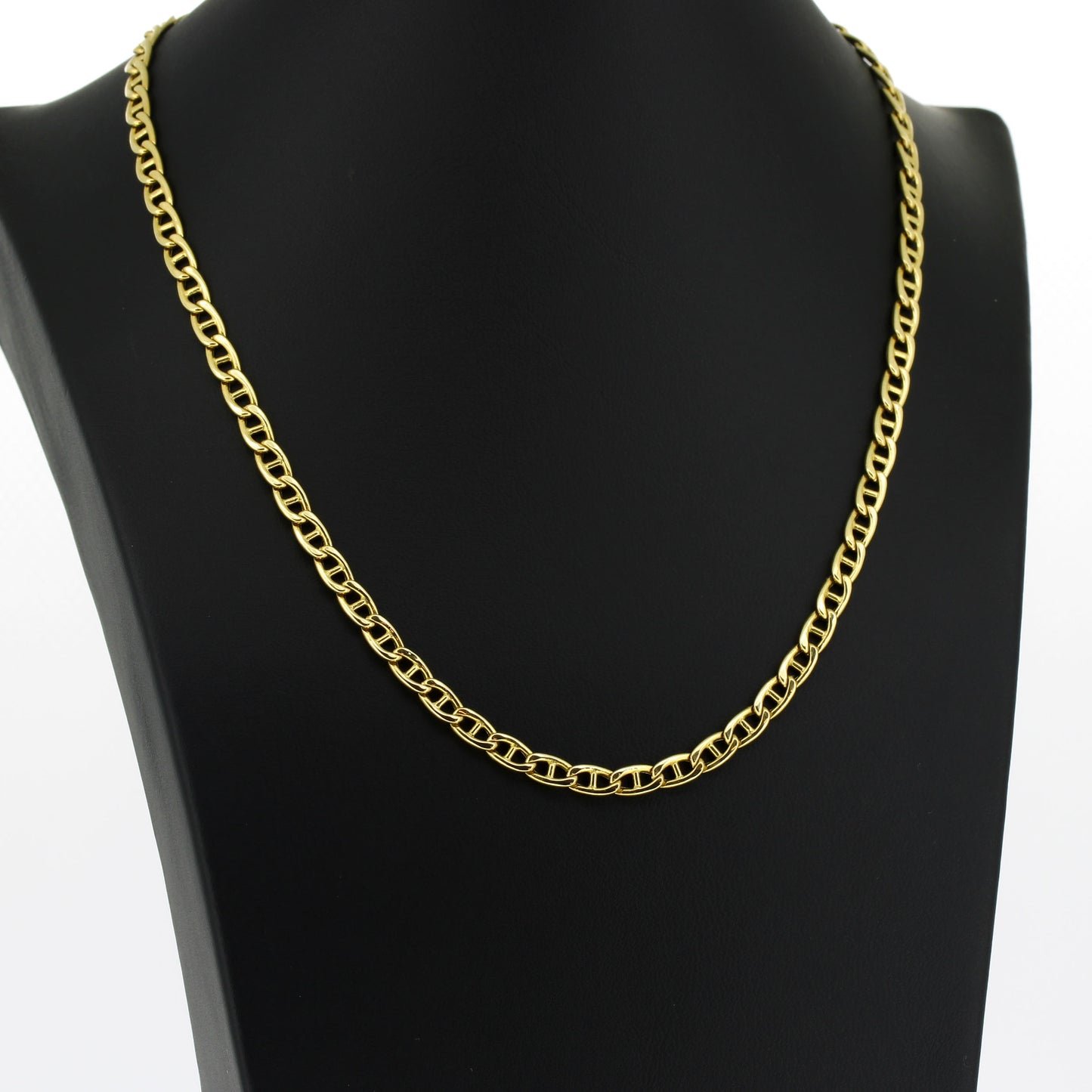 Stäbchenpanzerkette 750 Gold 18 Kt Gelbgold 44 cm Länge - Wert 1590,-