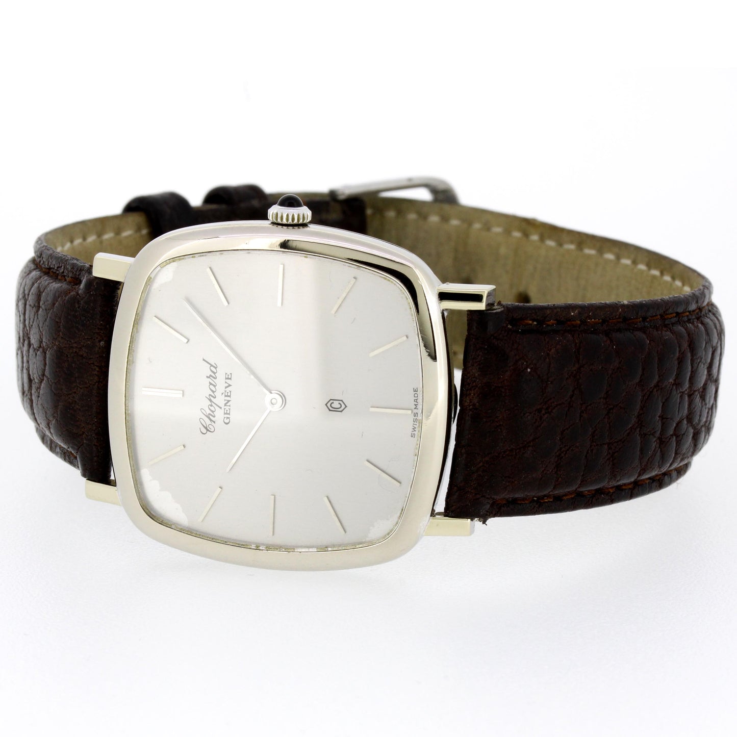 Chopard Herren Armbanduhr 750 Gold 18 Kt Weißgold Quarz