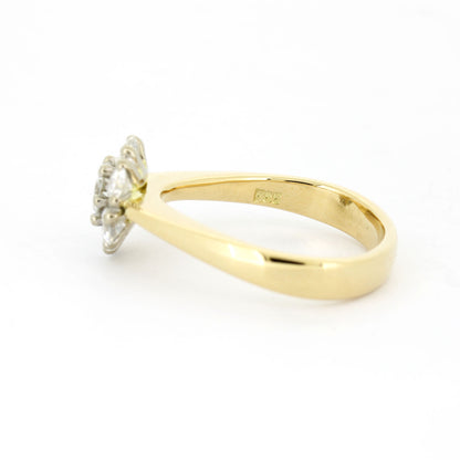 Ring 585 Gold 14 Kt – Brillanten ges. ca. 0,87 ct - Wert 2480,-