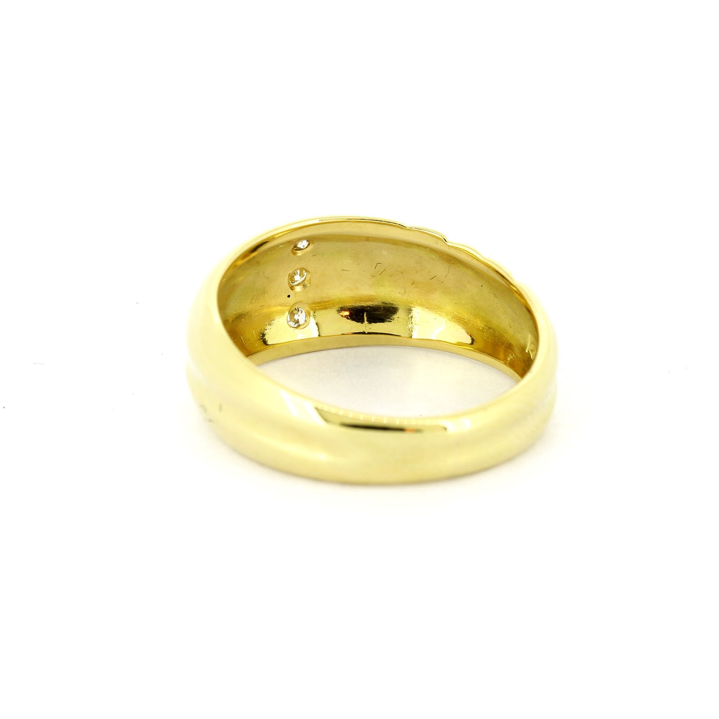 Ring 750 Gold 18 kt Gelbgold - Brillanten 0,06 ct TW/SI - Wert 1300,-