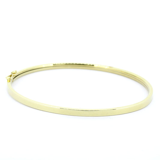 585 Gold Armreif Gelbgold 5,53 g elegant klassisch 3 mm - Wert 2160,-