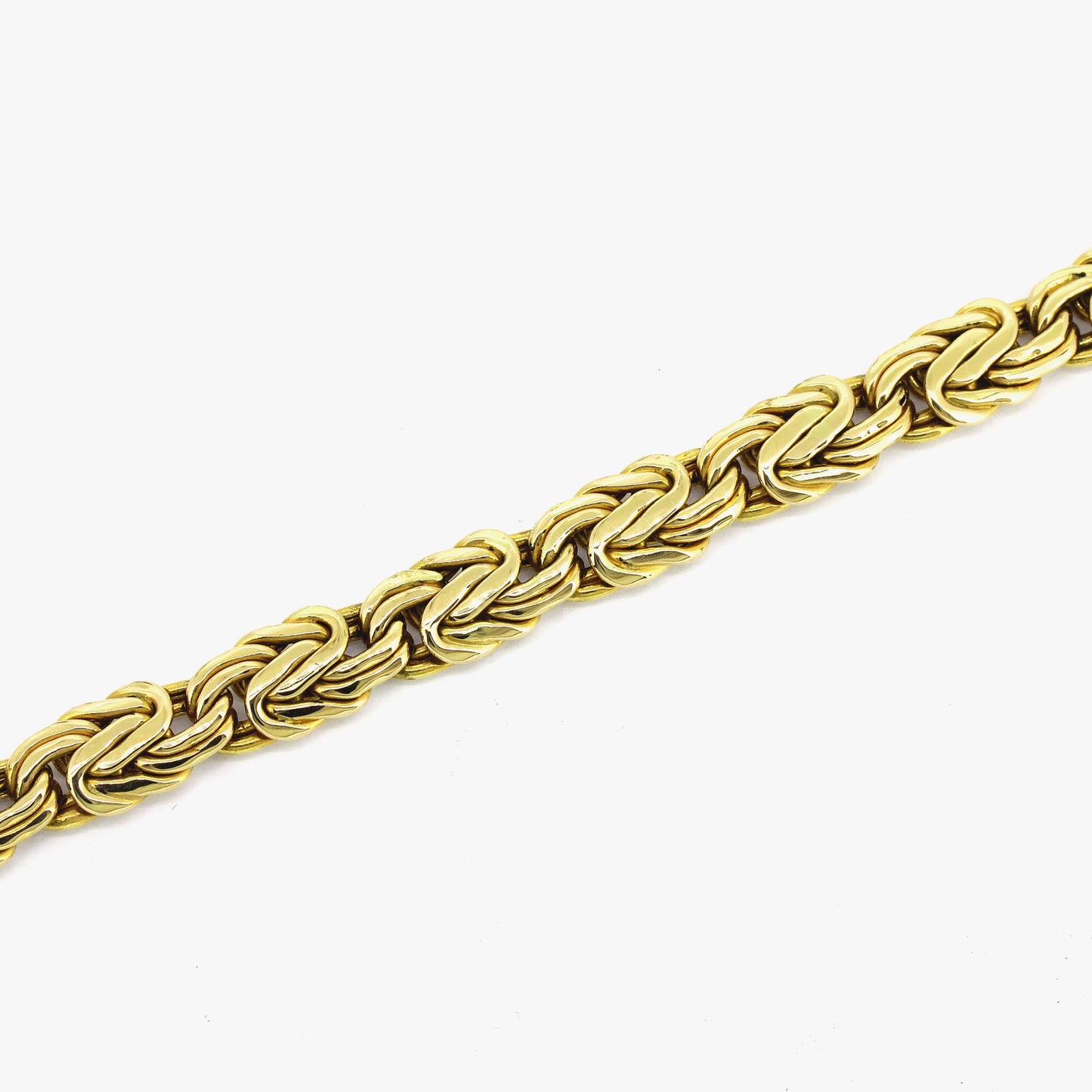 Massive Kette 585 Gold 14 kt Gelbgold Damen - 46 cm lang - Wert 6800,-