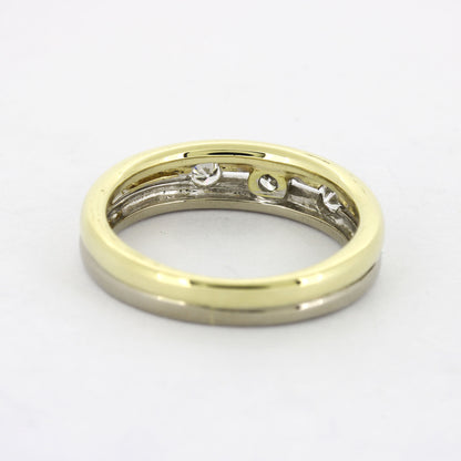 Ring 585 Gold 14 kt – Brillant ca. 0,20 ct G/VS – Ringgröße 56