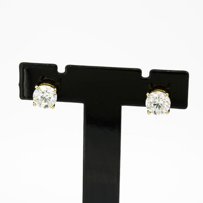 Ohrringe 585 Gold 14 Kt Gelbgold – Brillanten ca. 1,40 ct F/VS CVD