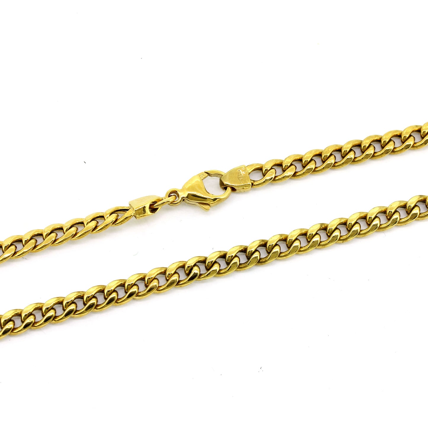 Panzer Kette 333 Gold 8 kt Gelbgold - 42 cm lang -  Breite 4,2 mm