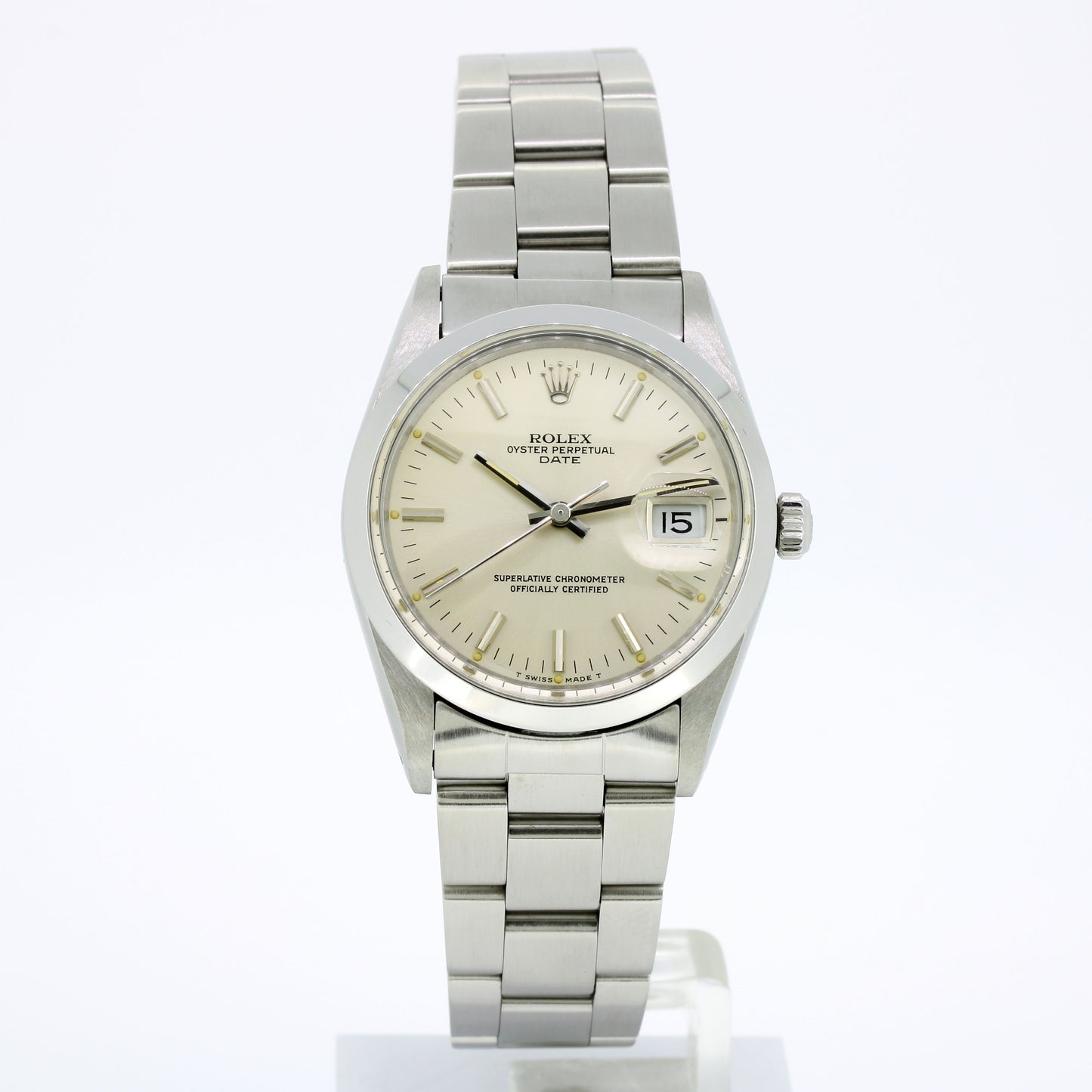 Rolex Oyster Perpetual Date Stahl - 34 mm - Ref 15000 - Automatik