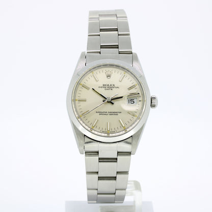 Rolex Oyster Perpetual Date Stahl - 34 mm - Ref 15000 - Automatik