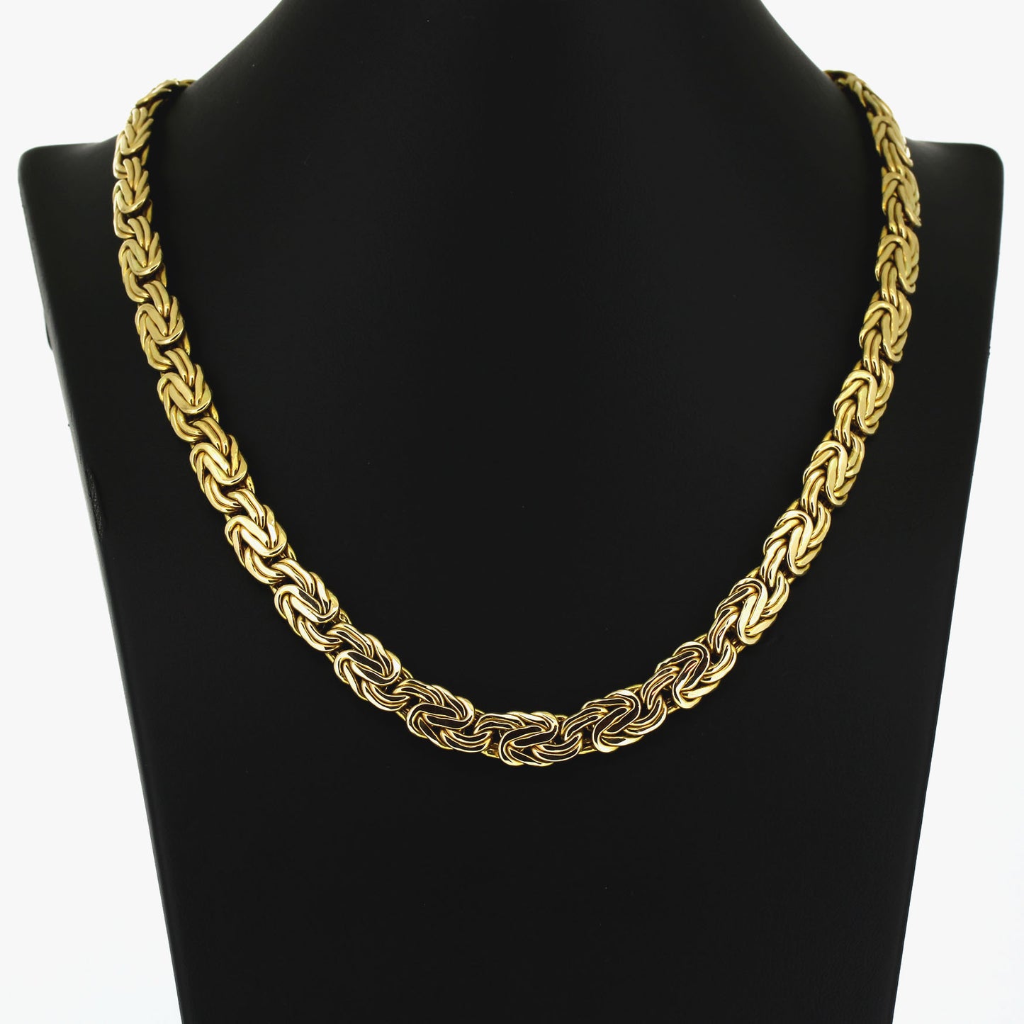 Massive Kette 585 Gold 14 kt Gelbgold Damen - 46 cm lang - Wert 6800,-