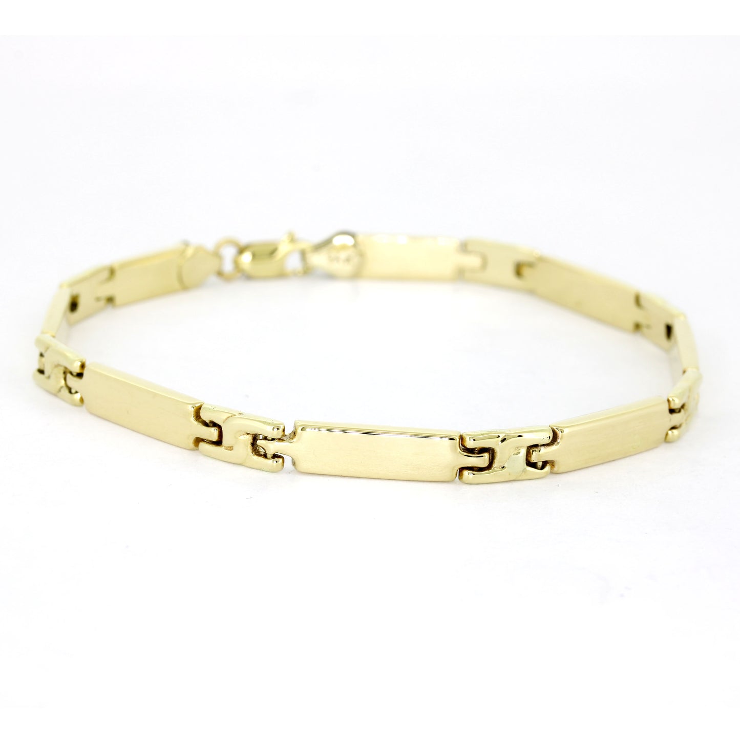Armband 585 Gold 14 Kt - 18,5 cm lang - 4,5 mm breit - Wert 1150,-