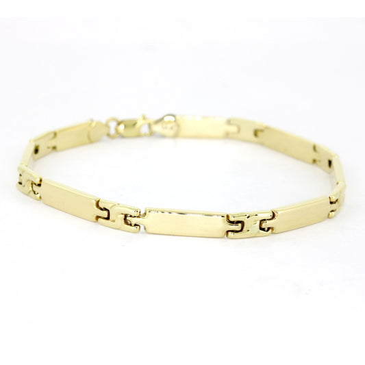 Armband 585 Gold 14 Kt - 18,5 cm lang - 4,5 mm breit - Wert 1150,-