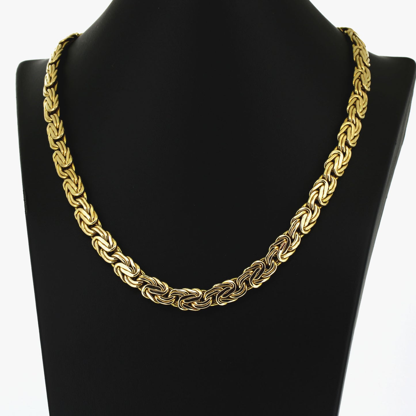 Massive Kette 585 Gold 14 kt Gelbgold Damen - 46 cm lang - Wert 6800,-