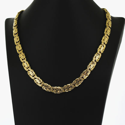 Massive Kette 585 Gold 14 kt Gelbgold Damen - 46 cm lang - Wert 6800,-