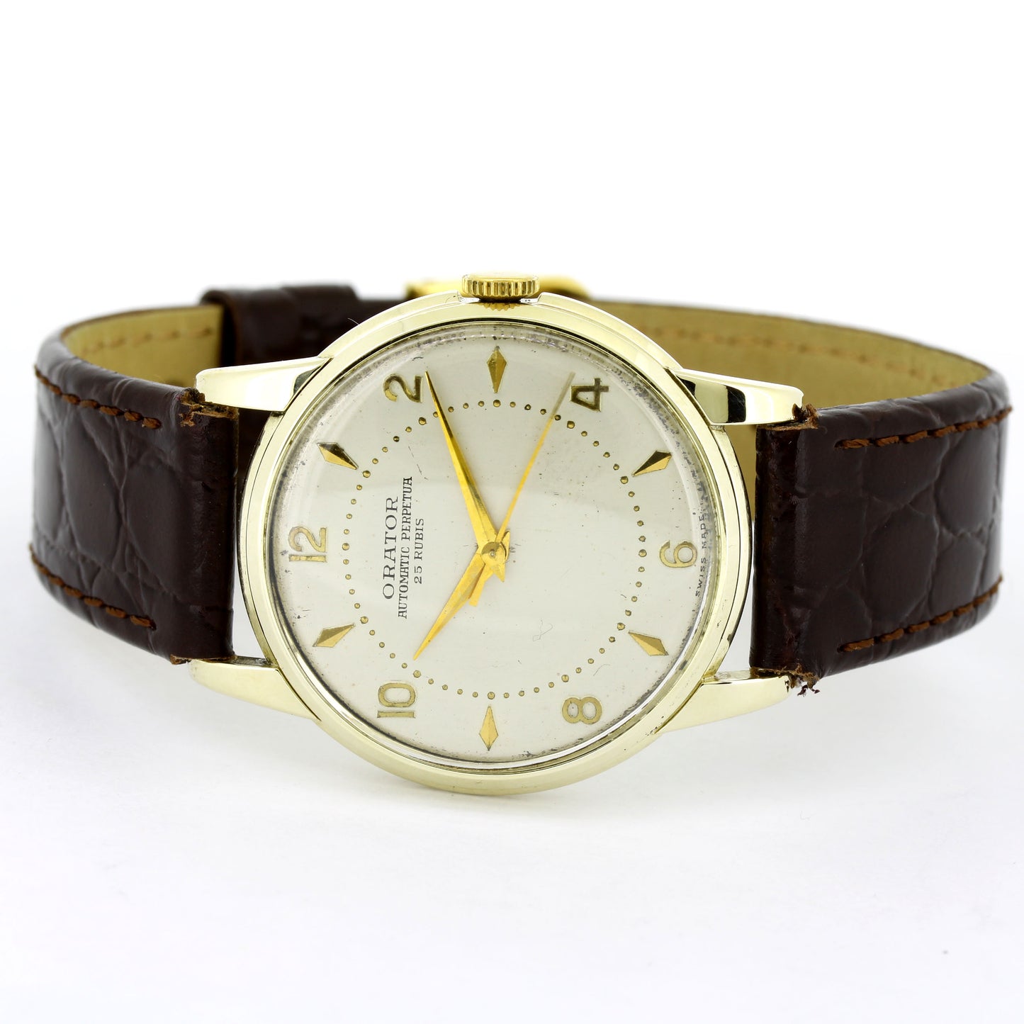 Orator Uhr Automatik 585 Gold 14 kt Gelbgold Herrenuhr