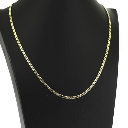 Kette 585 Gold 14 kt Gelbgold - 47 cm lang -  Breite 3,3 mm