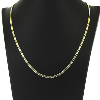 Kette 585 Gold 14 kt Gelbgold - 47 cm lang -  Breite 3,3 mm