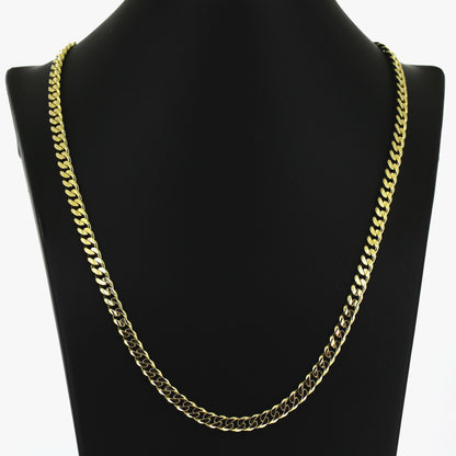 Panzer Kette 585 Gold 14 kt Gelbgold - 51 cm lang - Wert 5500,-