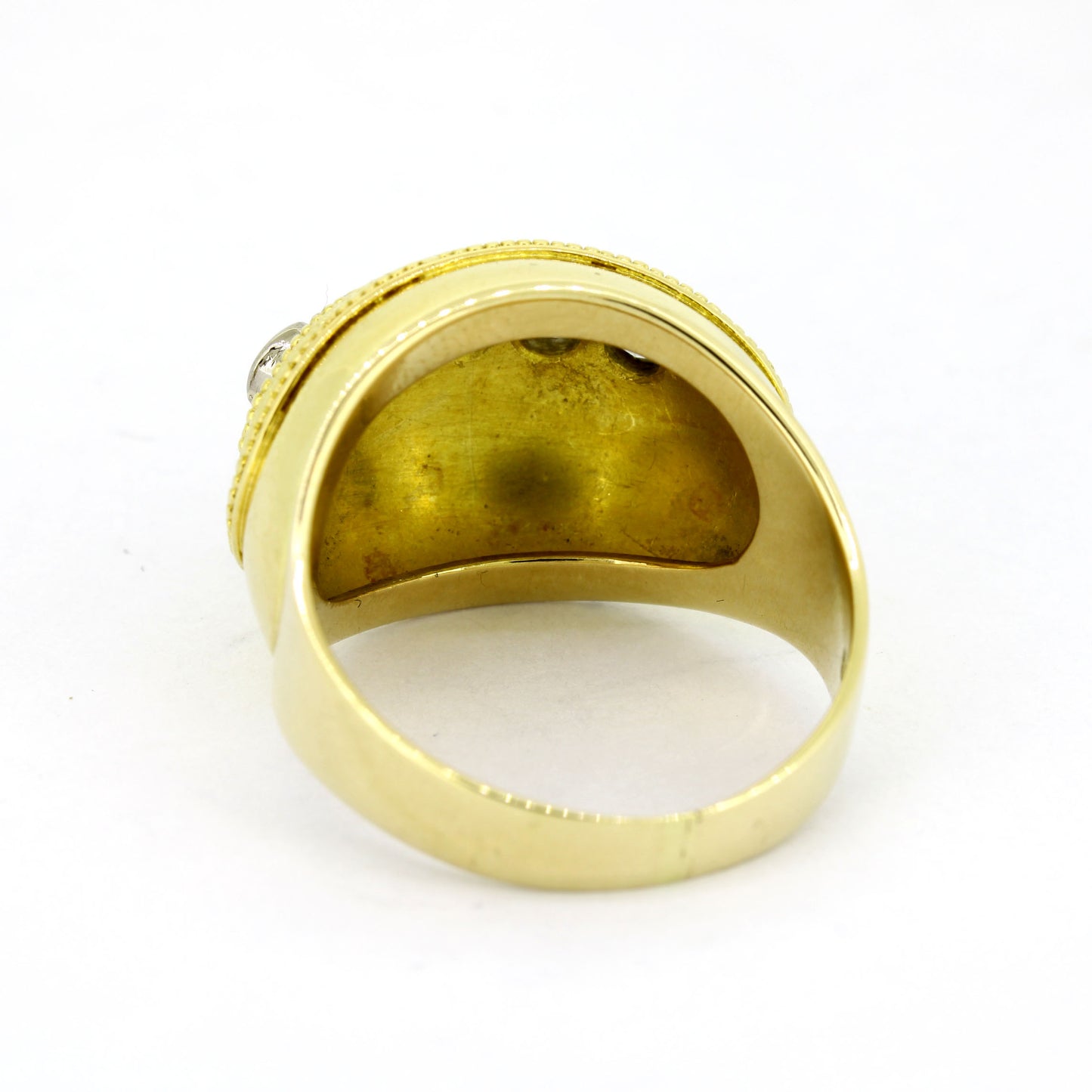 Ring 585 Gold 14 Kt - 5 Diamanten ca. 0,36 ct H - SI - Wert 1850,-