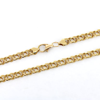 Garibaldi Kette 585 Gold Bismarck Kette 14kt Rotgold - 58 cm lang - Wert 5230,-