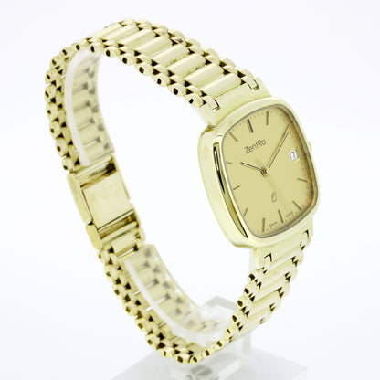 Zentra Armbanduhr 585 Gold 14 Kt - Quarz Uhr ETA955.114