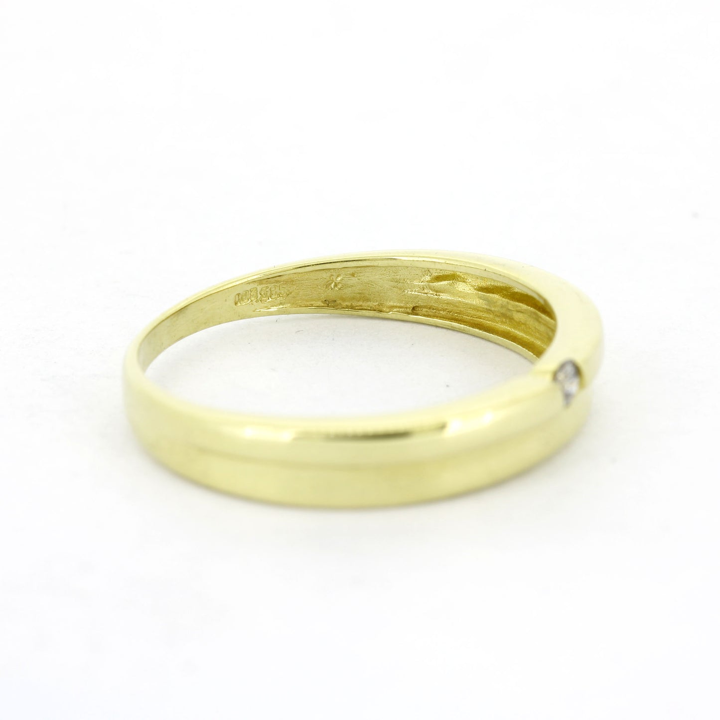 Ring 585 Gold 14 Kt Gelbgold - Brillanten 0,03 ct WSI - Wert 440,-