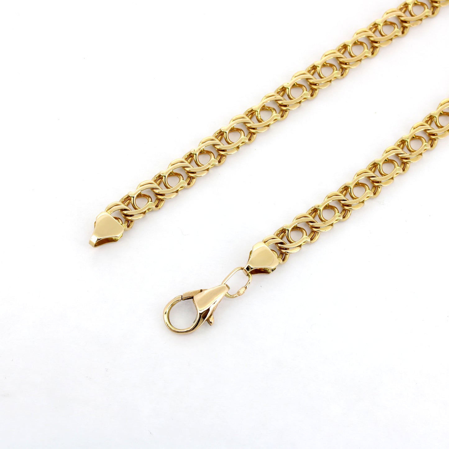 Garibaldi Kette 585 Gold Bismarck Kette 14kt Rotgold - 58 cm lang - Wert 5230,-