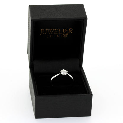 GIA Solitär Brillant Ring 585 Weißgold 14 Kt 0,61 ct E VVS1 - Wert 3800,-