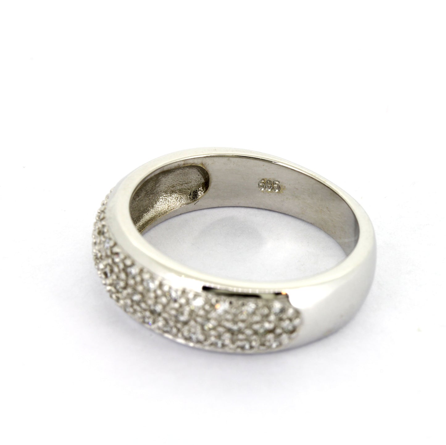 Diamant Ring 585 Gold 14 kt Weißgold ca. 0,40 ct - Wert 1500,-