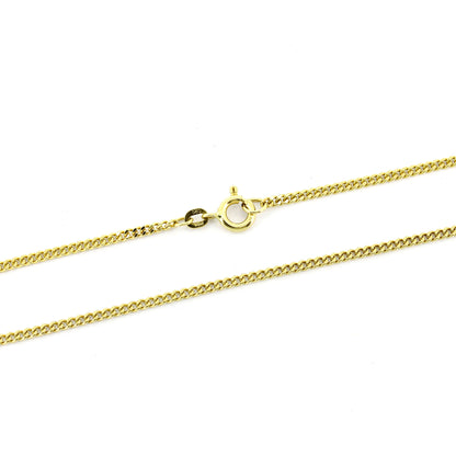 Panzerkette 585 Gold 14 kt Gelbgold - 46 cm lang - Wert 740,-