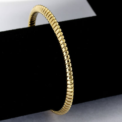 Armreif elastisch 750 Gold 18 Kt stretch - 64 mm - Wert 2600,-