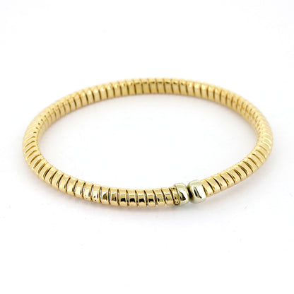 Armreif elastisch 750 Gold 18 Kt stretch - 64 mm - Wert 2600,-
