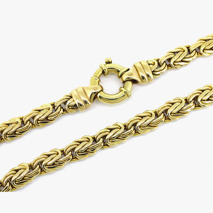 Massive Kette 585 Gold 14 kt Gelbgold Damen - 46 cm lang - Wert 6800,-