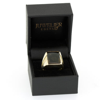 Siegel Ring 585 Gold 14 kt - Rauch Topas - Wert 1470,-