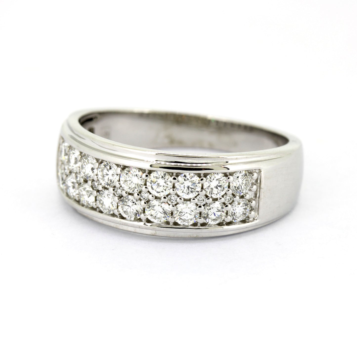 Diamant Ring 585 Weißgold 14 Kt - Brillanten ca. 0,72 ct - G-SI - Wert 2470,-