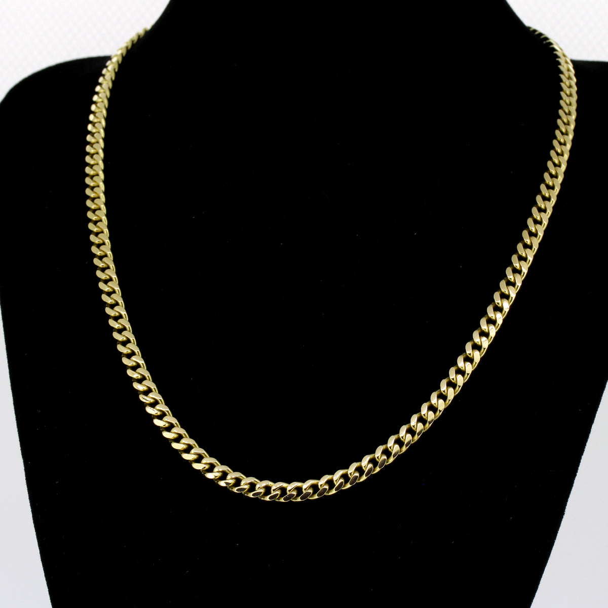 Kette 585 Gold Panzerkette 14 Karat Gelbgold 44 cm - 4,7mm Breit - Wert 7270,-