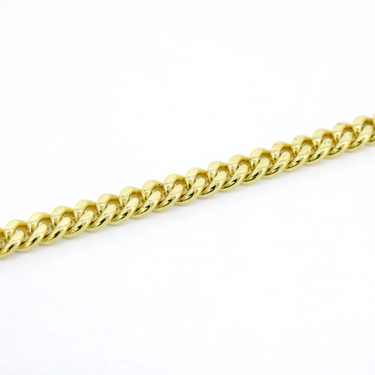 Panzerkette 585 Gold Kette 14 Karat Gelbgold 40 cm lang