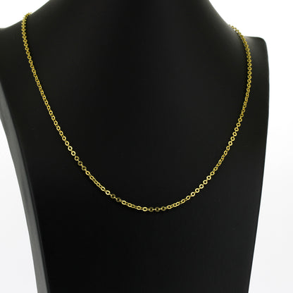 Kette 750 Gold 18 kt Gelbgold - 46 cm lang - Wert 950,-