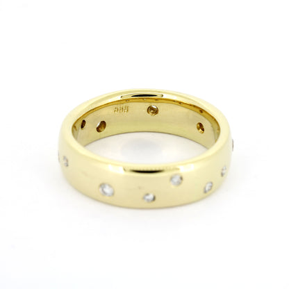 Ring 585 Gold 14 Kt Gelbgold Brillanten ca. 0,16 ct - Wert 1320,-