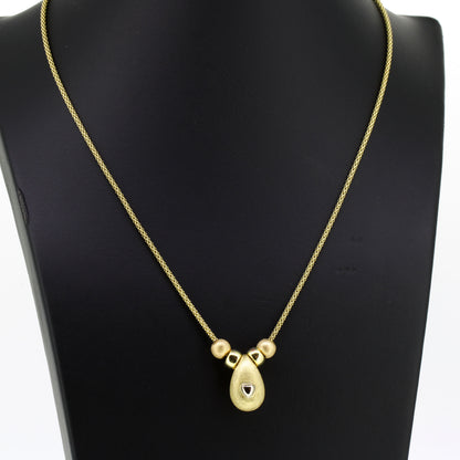 Collier 585 Gold 14 Karat Gelbgold 45 cm