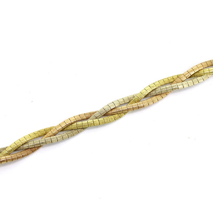 Armband 585 Gold 14 Kt - tricolor 19 cm lang - Wert 3280,-