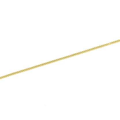 Kette mit Weltkugel Anhänger 585 Gold 14 kt Gelbgold - 50 cm - Wert 1530,-