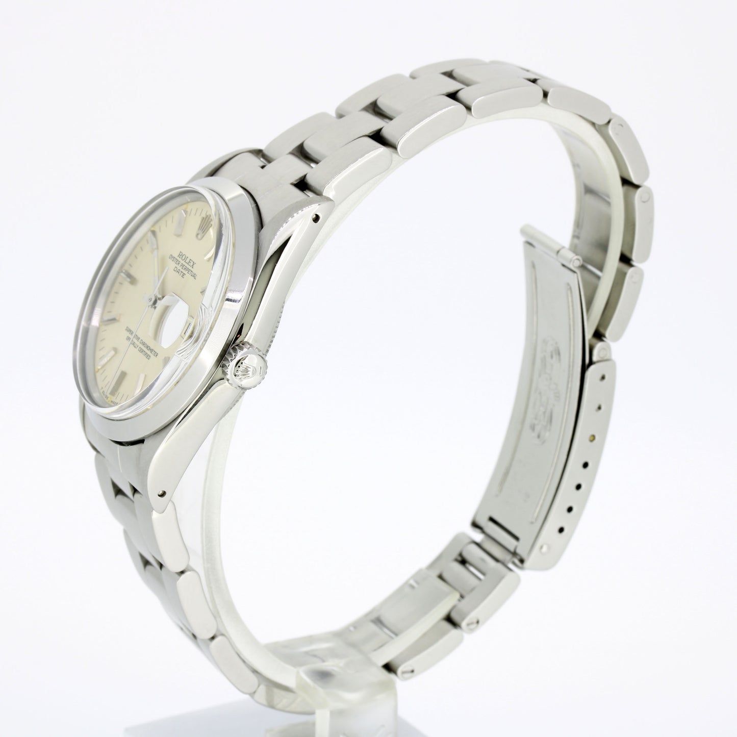 Rolex Oyster Perpetual Date Stahl - 34 mm - Ref 15000 - Automatik