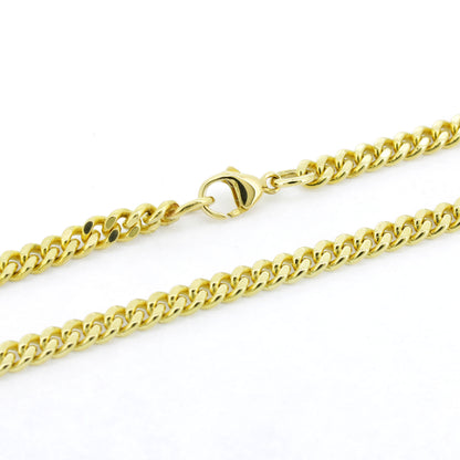 Panzerkette 585 Gold Kette 14 Karat Gelbgold 40 cm lang