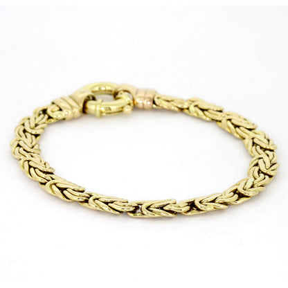 Armband 585 Gold 14 Kt - 22 cm lang - 8,6 mm breit - Wert 4950,-