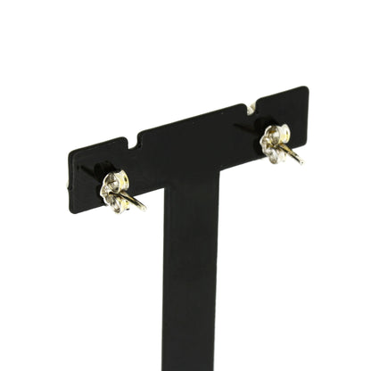 Ohrring 585 Gold 14 kt Saphir Diamanten Weißgold - Wert 750,-