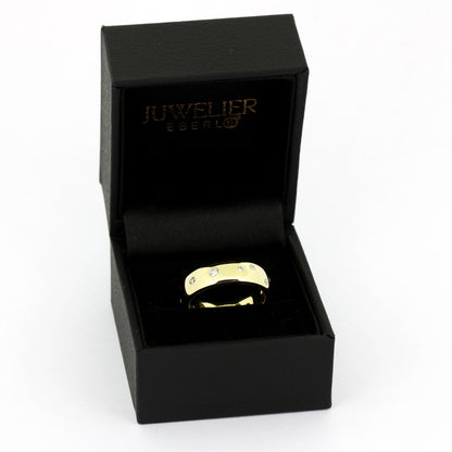 Ring 585 Gold 14 Kt Gelbgold Brillanten ca. 0,16 ct - Wert 1320,-