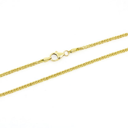 Weizenkette 585 Gelbgold 14 Kt - Kettenlänge 50 cm - Wert 750,-