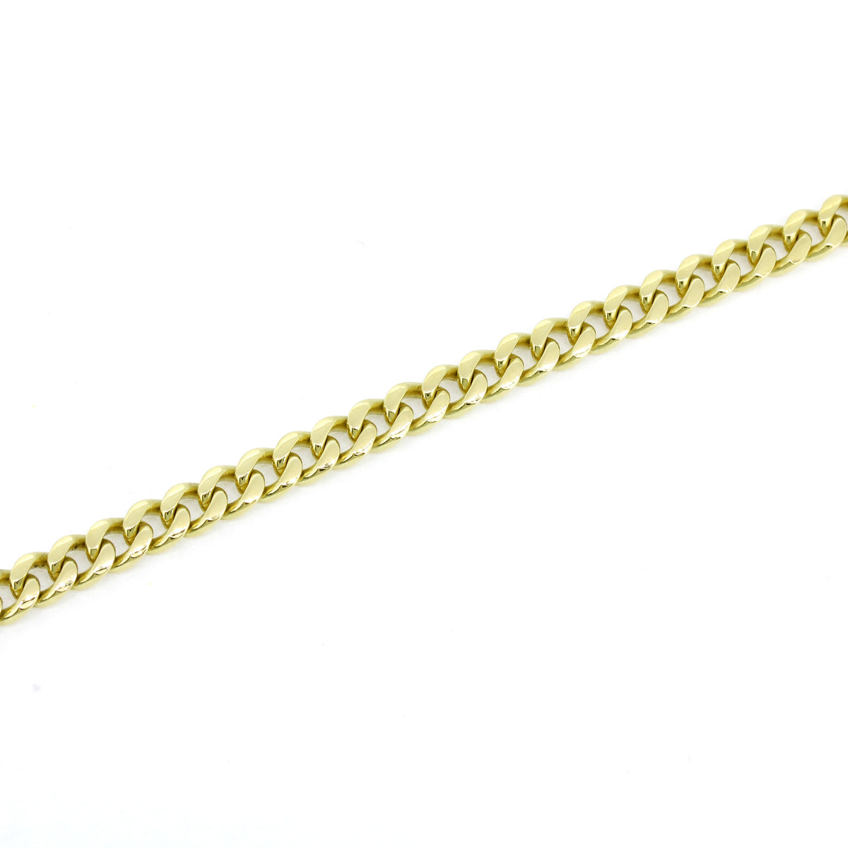 Kette 585 Gold Panzerkette 14 Karat Gelbgold 44 cm - 4,7mm Breit - Wert 7270,-